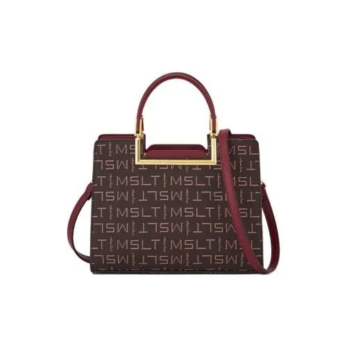 MashaLanti PVC Сумка Kelly Сумка Сумка через плечо Сумка через плечо Большая Женская Бургунди