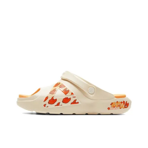 PEAK Слипоны Мужские Бежевые Красные