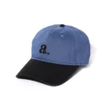 Цветовой блок, буква, бейсболка - синий