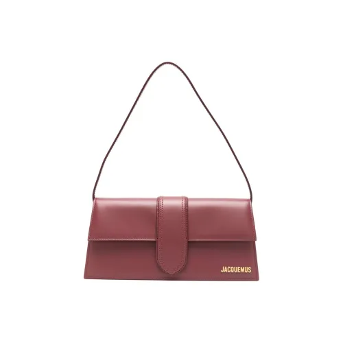 Jacquemus Le Bambino Телячья кожа Через плечо Одно плечо Сумка Женская Бургунди