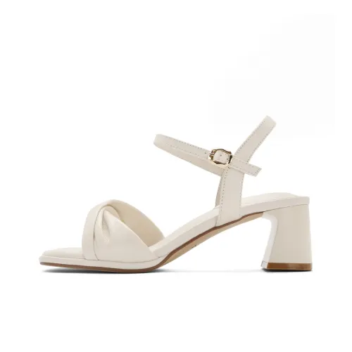 BELLE One Ремень Сандалии 6 см Женские Экрю Абрикос