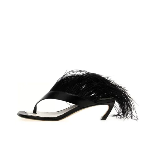 Lanvin SWING Шлепанцы Черные Женские