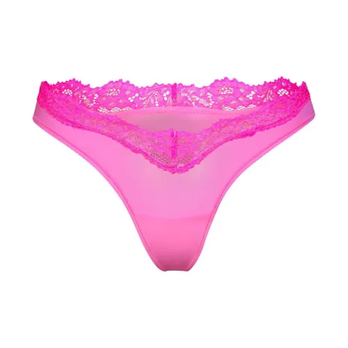 SKIMS FITS EVERYBODY Кружево DIPPED Стринг Нижнее белье Женские 1 шт Форма Taffy Tonal