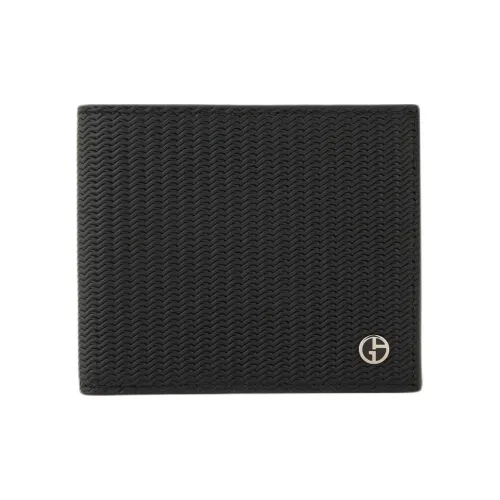 GIORGIO ARMANI Телячья кожа Кошелек Мужской Черный