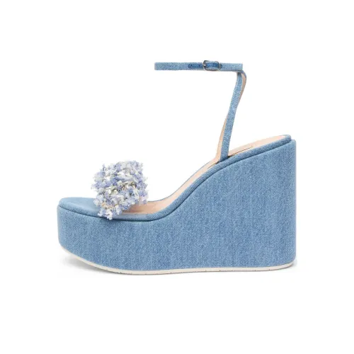 Casadei One Ремень Сандалии Женские Синие