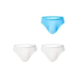 3 шт (Белый + Белый + Синий)