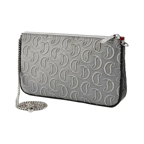 CL LUBOTING Телячья кожа Одно плечо Клатч Женское серебро