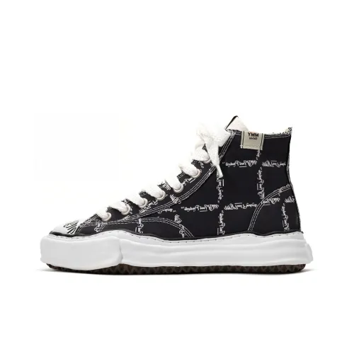 MIHARA YASUHIRO Peterson OG Sole MY High Top Стильные Скейтбординги Унисекс Черный