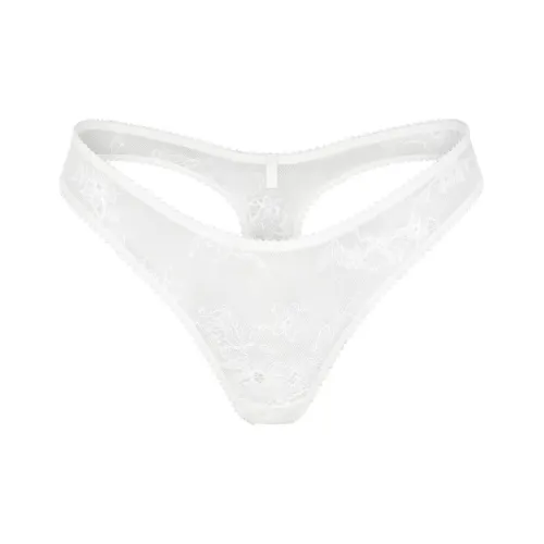 SKIMS Ультра Fine Lace String Трусики Женские 1 Пачка Marble Мрамор