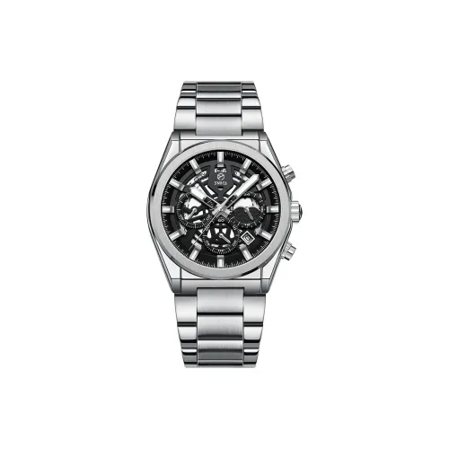 SNIICA Кварцевый механизм Мужские часы 43 мм Скелет