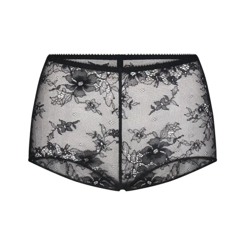 SKIMS Ультра Fine LACE BOY SHORT Boxer Briefs Women's 1 Pack ONYX Оникс