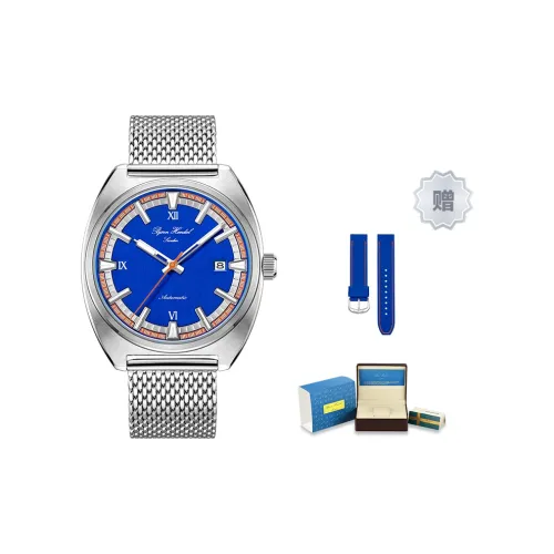 BJORN HENDAL Pino Collection Механические часы корпус из нержавеющей стали ремешок синий циферблат унисекс модель A02SAKBS