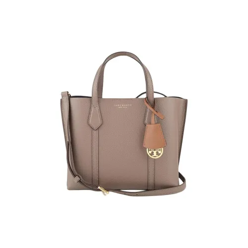 TORY BURCH Perry Кожа Тоут Сумка Сумка для покупок Сумка на плечо Сумка Женская Коричневая Серый