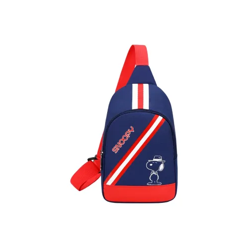 SNOOPY Полиэстер Сумка через плечо Сумка через плечо на одно плечо Обычная унисекс сумка Синий Розовый