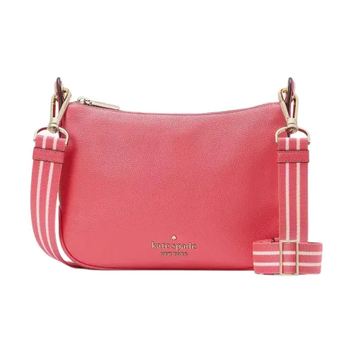 Kate Spade Сумка через плечо из галечной кожи маленькая женская розовый перец