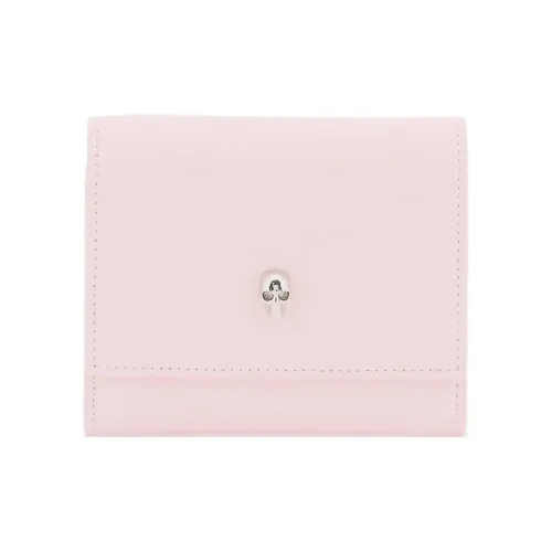 Alexander McQueen Телячья кожа Кошелек Женские Розовый
