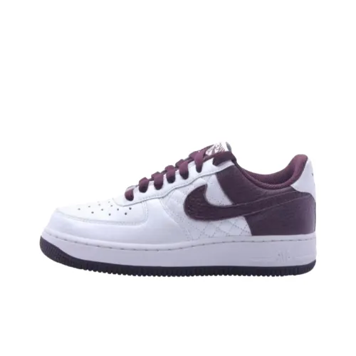 Nike Air Force 1 Low Metallic SUMMIT Амортизация Износостойкий Низкий Топ Скейтборд Кроссовки Женские Красный Белый