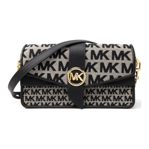 MICHAEL KORS Greenwich Полиэстер Портативная Сумка через плечо Сумка на плечо Женская Черная