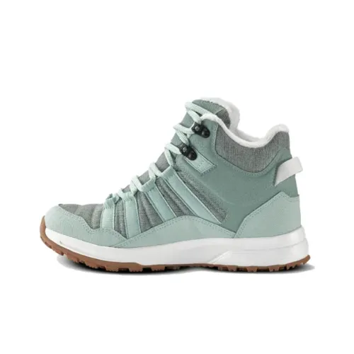 DECATHLON SH500 Противоскользящий Износостойкий Водонепроницаемый Термический Высокий Топ Уличная Обувь Женская Зеленая