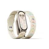 Застежка на обратной стороне, силикон, цветная печать, ремень-бабочка, винтажный белый