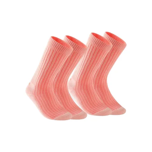 DECATHLON Носки Crew Женские 2 упаковки розовые