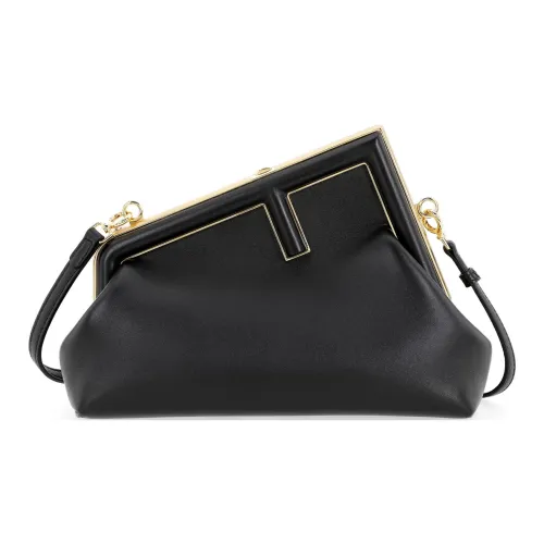 FENDI First SmallСумка Из Кожи Наппа Черного Цвета