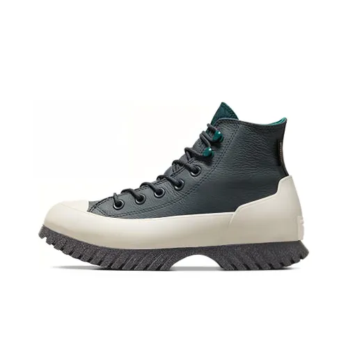 Конверс Lugged Износостойкий Водонепроницаемый Термический Амортизирующий Высокий Топ Обувь Унисекс Зеленый