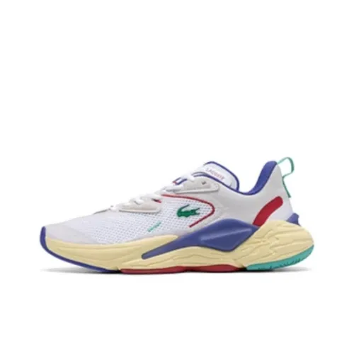 LACOSTE Низкий топ Повседневная обувь Женская Бежевый Синий