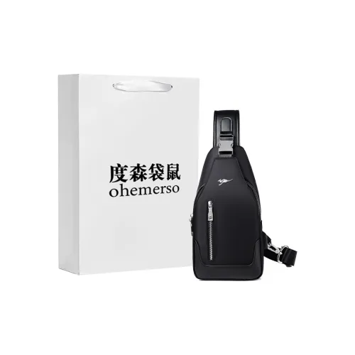 Dusen Kangaroo Oxford Сумка через плечо Сумка на плечо Сумка через плечо Обычная мужская черная серая