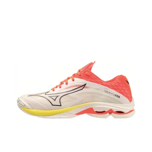 Mizuno Wave Lightning Z7 Амортизация Износостойкие Низкие Кроссовки для тренировок Мужские Шафран