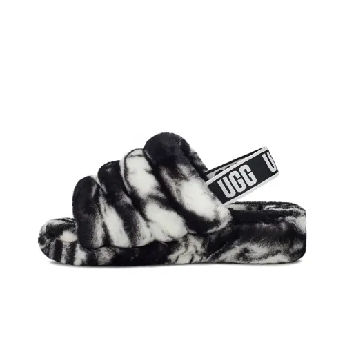 UGG FLUFF YEAH Slide Marble Stylish Sandals Women's