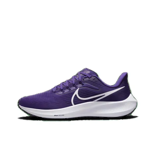 Nike Air Zoom Pegasus 39 Амортизация Износостойкий Низкий Топ Повседневные Беговые Кроссовки Мужские Фиолетовые