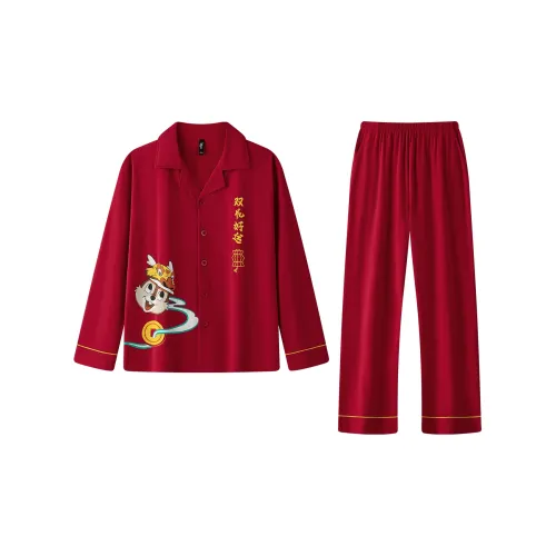 Gongdie X Disney Пижамный комплект Мужской Красный