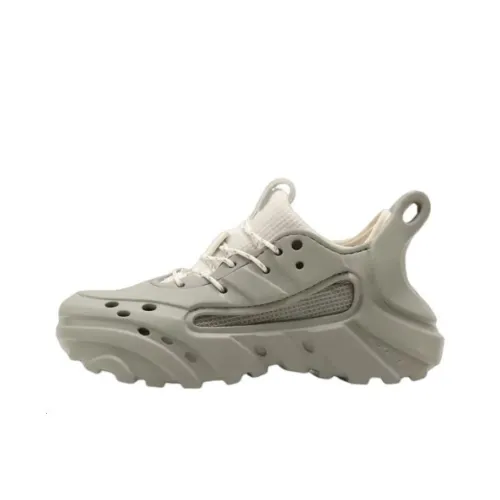 Crocs Nova Trek Аbrasion Resistant Дышащий Низкий Топ Повседневная Обувь Мужская Серый