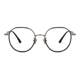 Черные оправы, золотые узлы