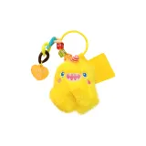 Плюшевый зубастый снежный монстр - жёлтый