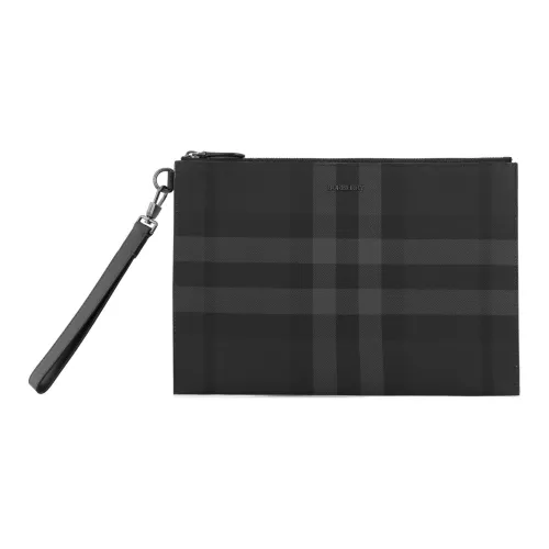 Burberry Кожа Конверт Сумка Клатч Стандартный Мужской Черный