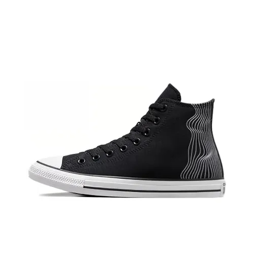 Converse Chuck Taylor All Star Дышащие Амортизирующие Высокие Кеды Унисекс Черно-Белые