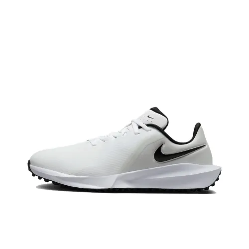 NIKE INFINITY г Shock Absorbers Slip Resistant Низкий Топ Обувь для гольфа Мужская Белый Черный