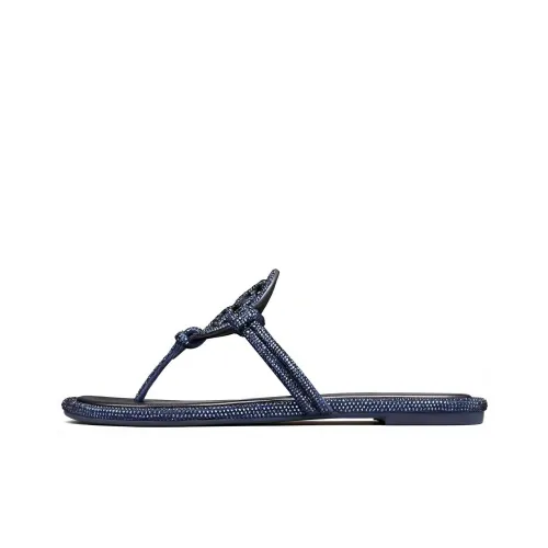 TORY BURCH Miller Шлепанцы Женские Морской Синий