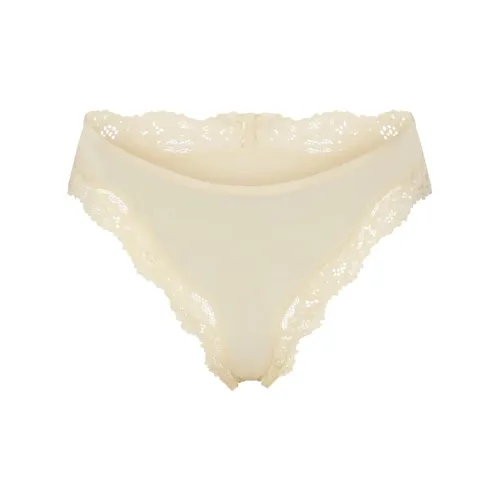 SKIMS FITS EVERYBODY Кружево TANGA Нижнее белье Женские 1 упаковка Масло Крем