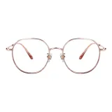 Розово-золотая рамка с розово-золотыми храмами