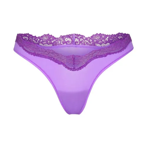 SKIMS FITS EVERYBODY Кружево DIPPED Стринг Нижнее белье Женские 1 шт Форма Ultra Violet Tonal Ультрафиолет Тон