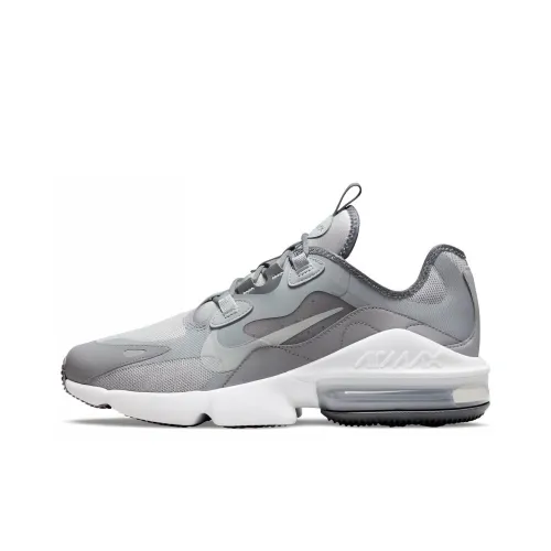 Nike Air Max Infinity 2 Амортизация Износостойкий Низкий Топ Беговые кроссовки Мужские Серые