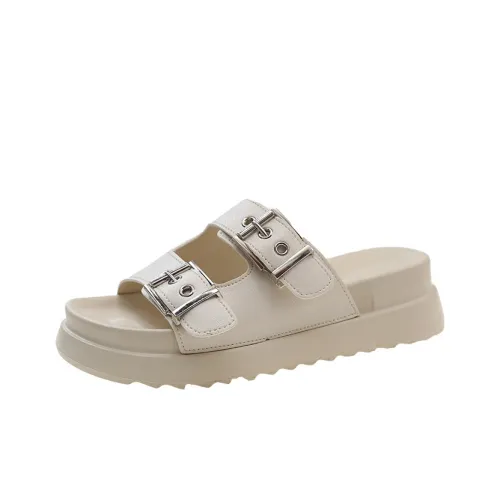 Слипоны с принтом Peach женские