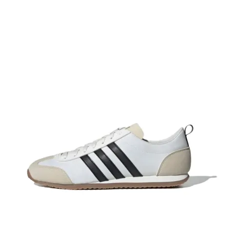 Adidas Neo VS JOG 2,0 Немецкая армейская обувь Низкий топ Белый/Черный/Чудесный белый Унисекс