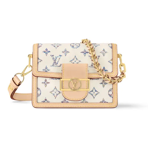 LOUIS VUITTON Кожа Dafne Сумка через плечо Сумка на плечо Женская Многоцветная