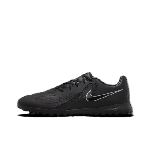Nike Phantom GX TF Шипы Амортизация Износостойкие Футбольные бутсы Унисекс Черный
