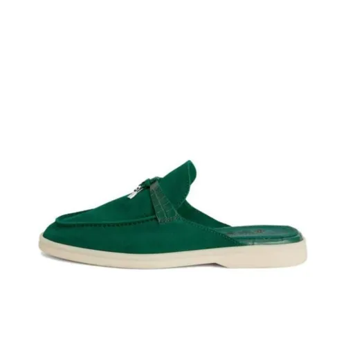Loro Piana Домашние тапочки Мужские Зеленые