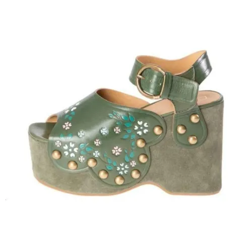 MARC JACOBS One Ремень Сандалии Женские Зеленый